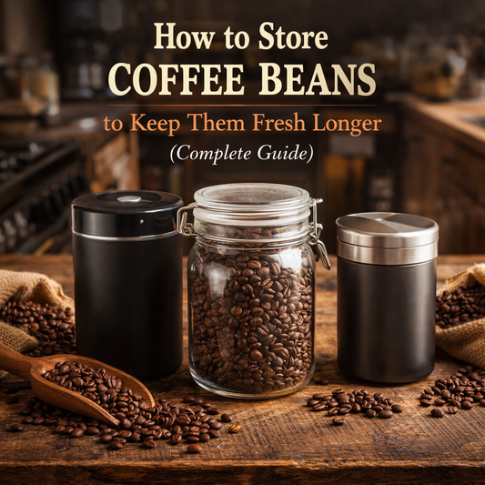 How to Store Coffee Beans to Keep Them Fresh Longer (Complete Guide)
