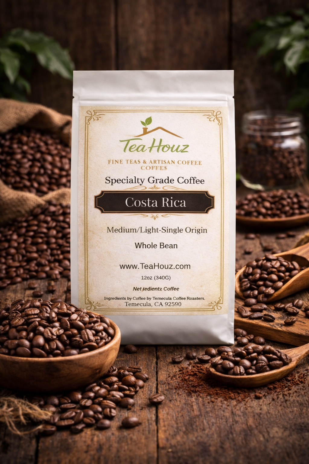 Costa Rica Whole Bean Coffee